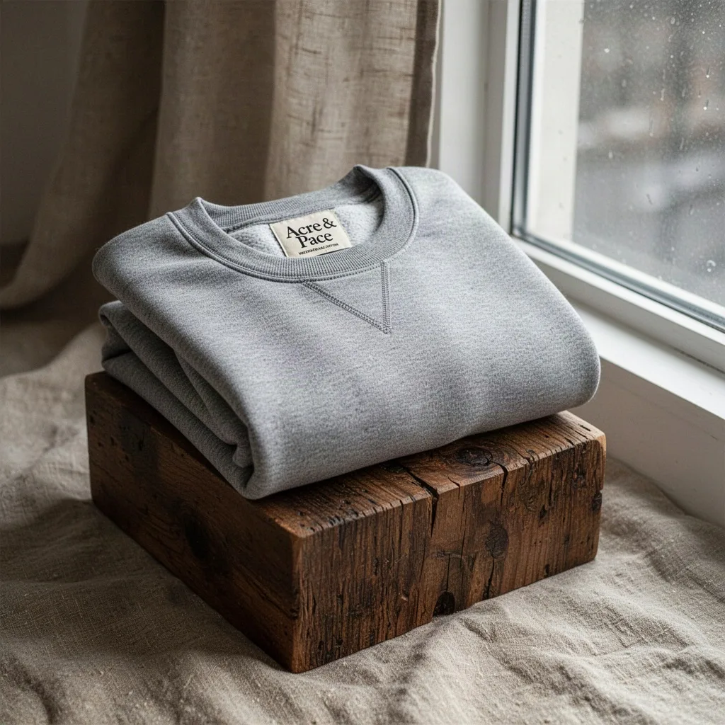 Acre & Pace Ringspun Heritage Crew