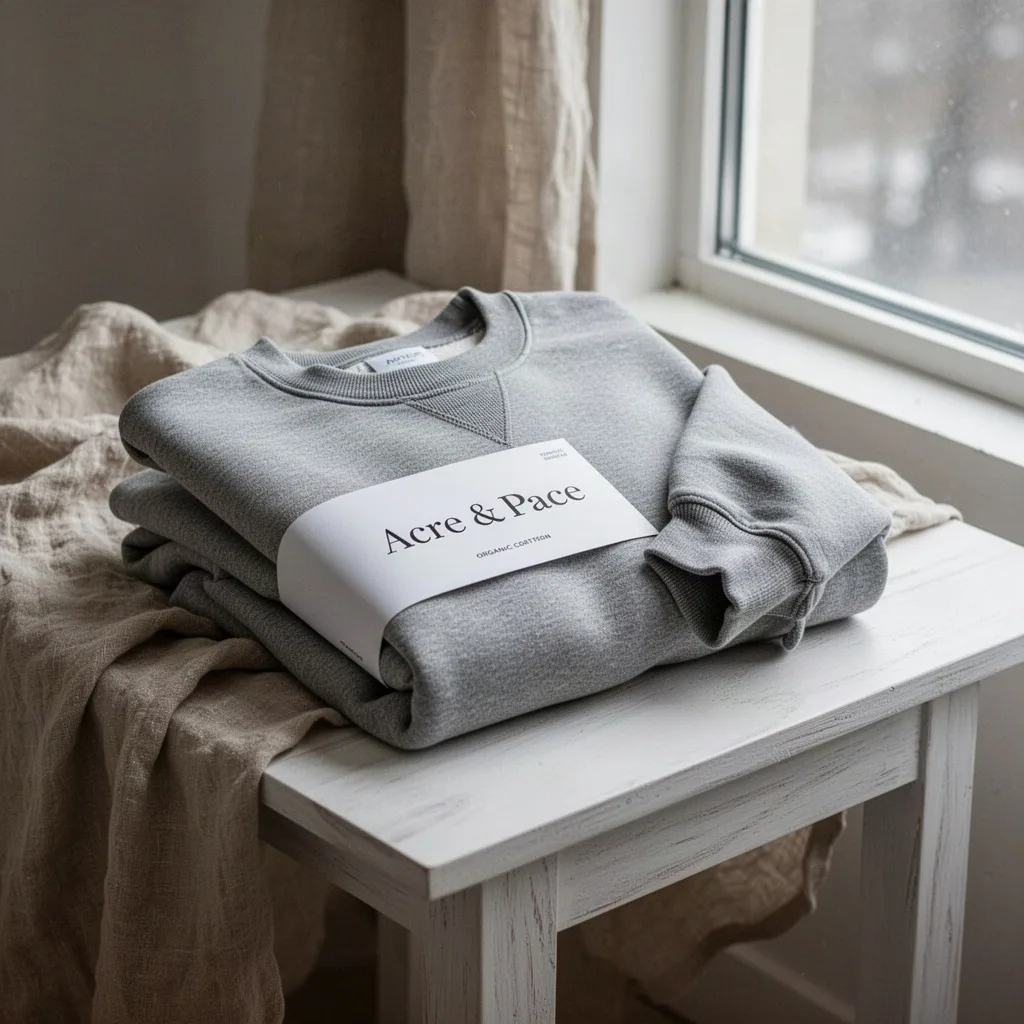 Acre & Pace Sunday Organic Crewneck